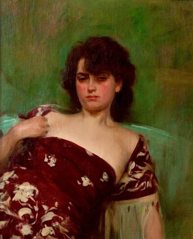 Júlia Peraire, ca. 1906 (Ramon Casas y Carbo) (1866-1932) Casa Perez Samanillo, Barcelona